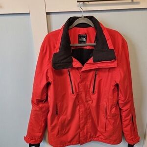 North Face Ski Jacket, Men's Large, Red